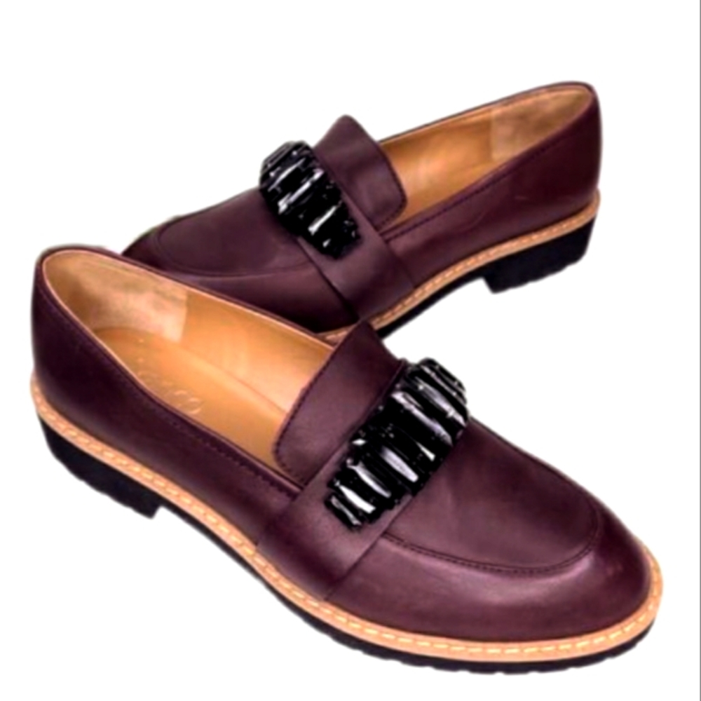 Franco Sarto Bejeweled Carver Luxe Platform Loafer Creeper